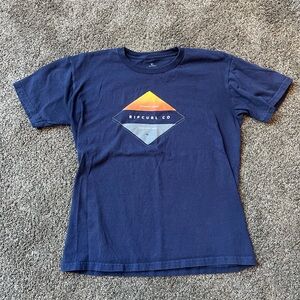 Rip Curl Kids Tee in Navy with Graphic